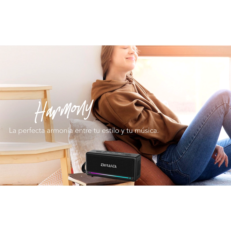 PARLANTE BLUETOOTH PORTATIL FUNCION TWS 20W RADIO FM AWQ5 - 9