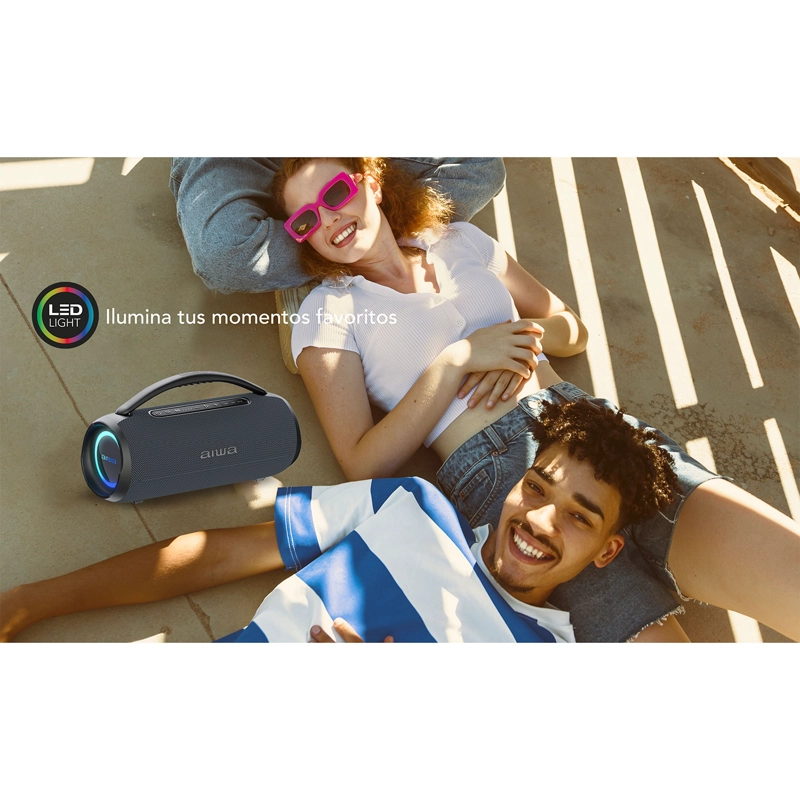 PARLANTE PORTATIL BLUETOOTH AIWA 30W TWS RADIO FM AW-Q680 - 4
