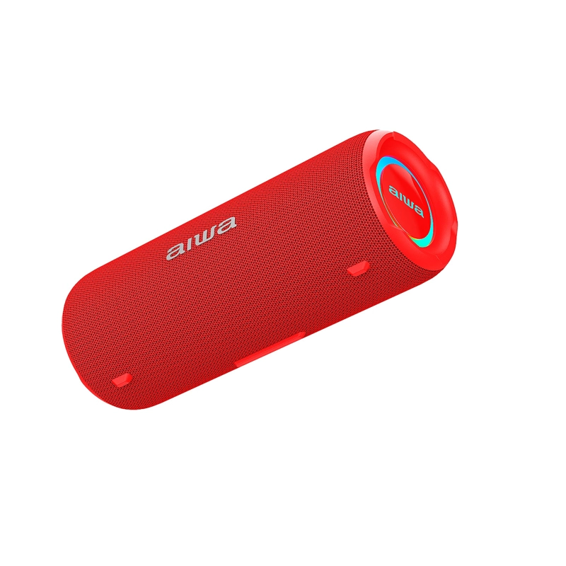 PARLANTE PORTATIL BLUETOOTH 15W IMPERMEABLE TWS AIWA AW-Q260 ROJO - 5