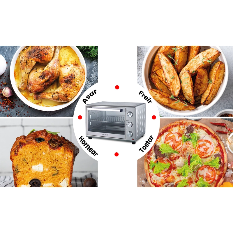 HORNO ELE CTRICO AIWA 48 LITROS 1800W AW-OK48 - 6