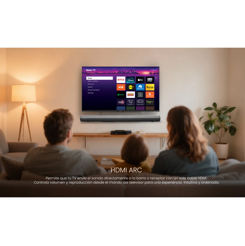SMART TV AIWA 43'' FHD WIFI SISTEMA ROKU TV - 6