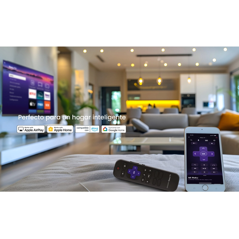 SMART TV AIWA 43'' FHD WIFI SISTEMA ROKU TV - 7