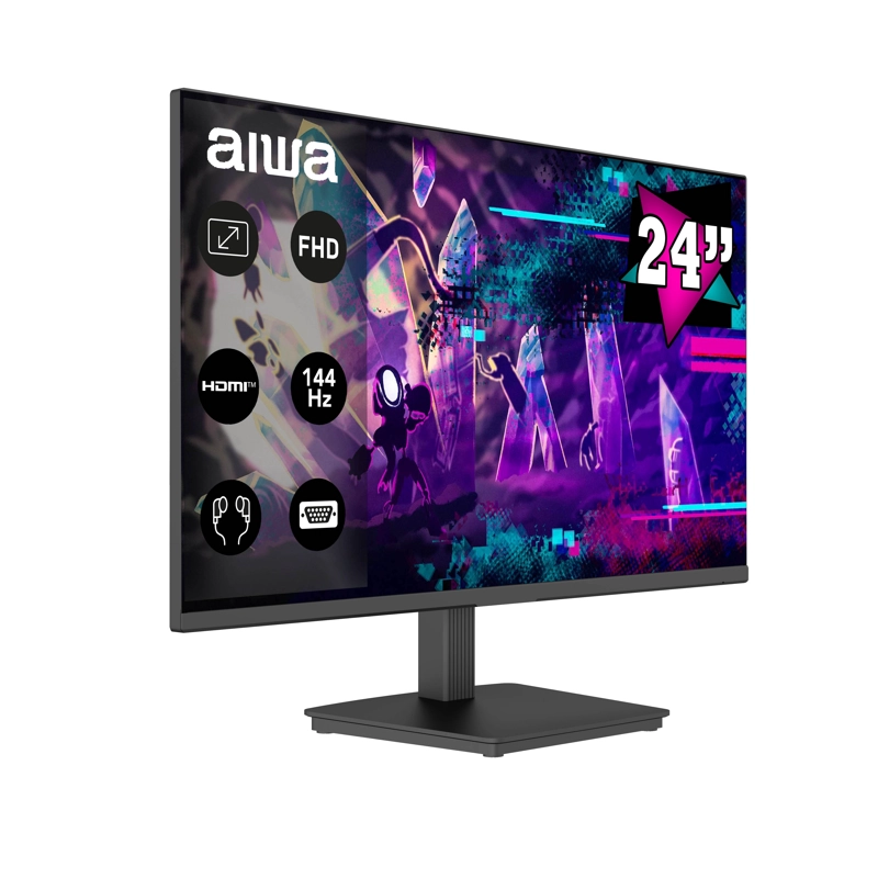 MONITOR GAMER AIWA 144HZ PANTALLA LCD 24'' FHD AW-MK24 - 3