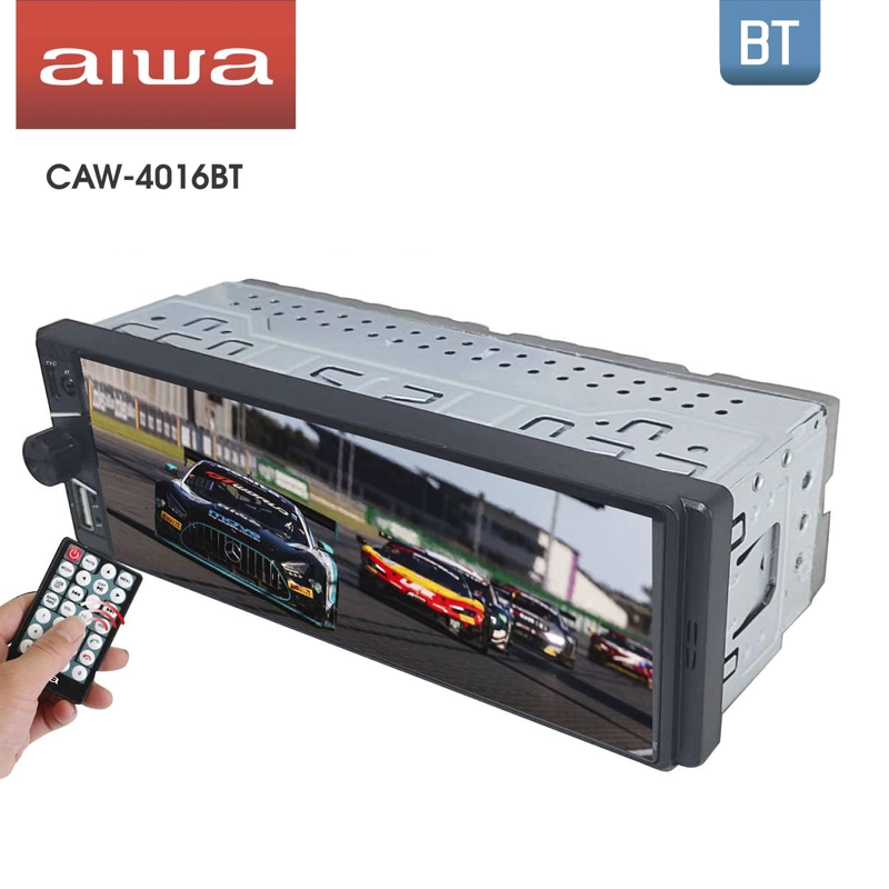 COMBO RADIO BLUETOOTH 1 DIN + PARLANTE AUTO AIWA CAW-4016BT - 2