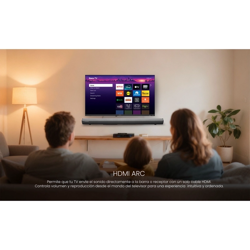 SMART TV AIWA 32'' HD WIFI SISTEMA ROKU TV - 6