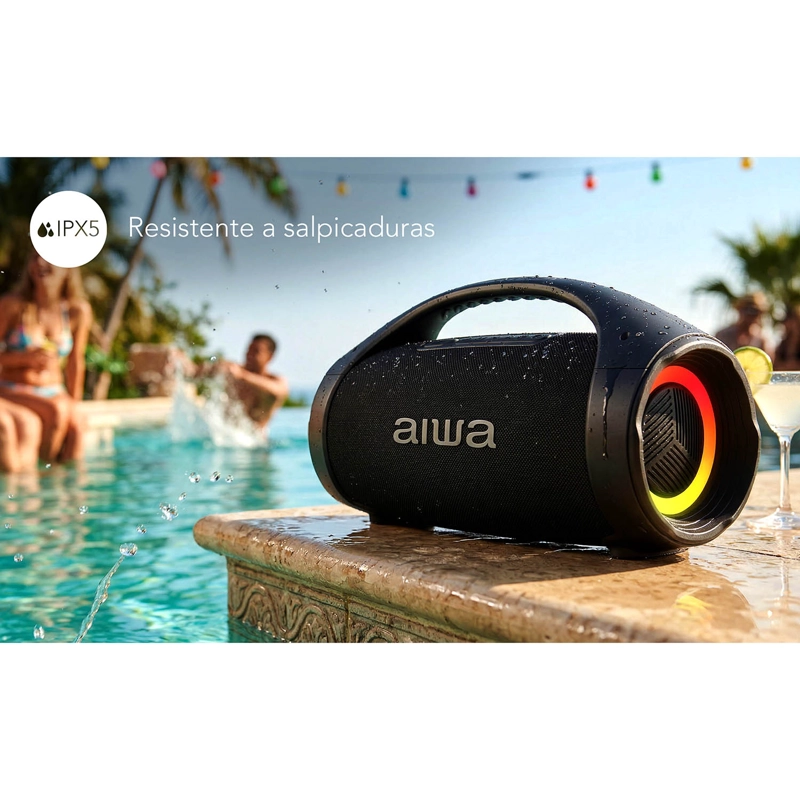 PARLANTE PORTATIL BLUETOOTH AW-S144BT AIWA 50W FUNCION TWS - 13