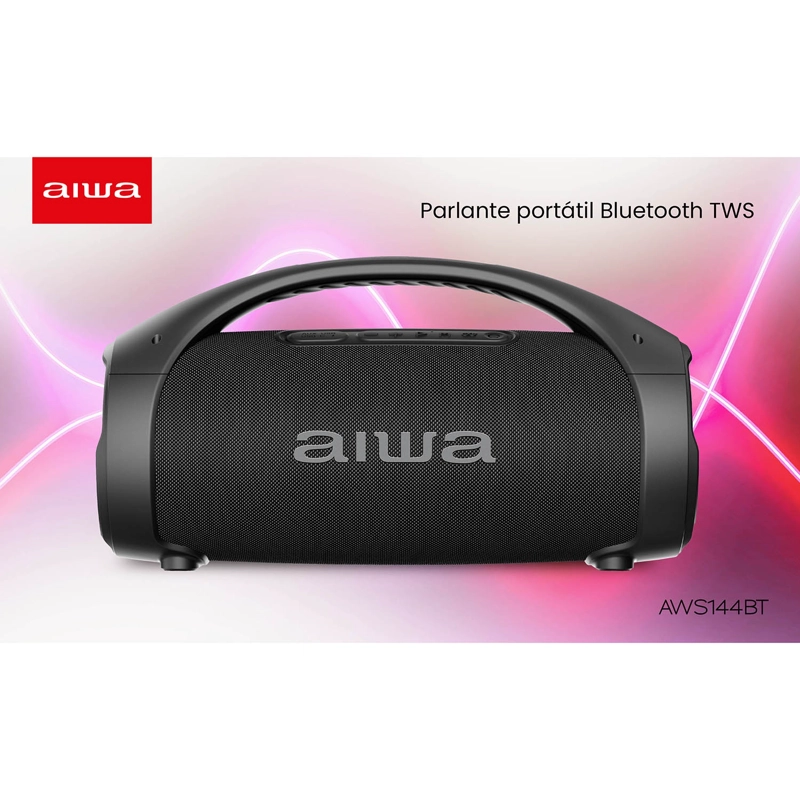 PARLANTE PORTATIL BLUETOOTH AW-S144BT AIWA 50W FUNCION TWS - 4