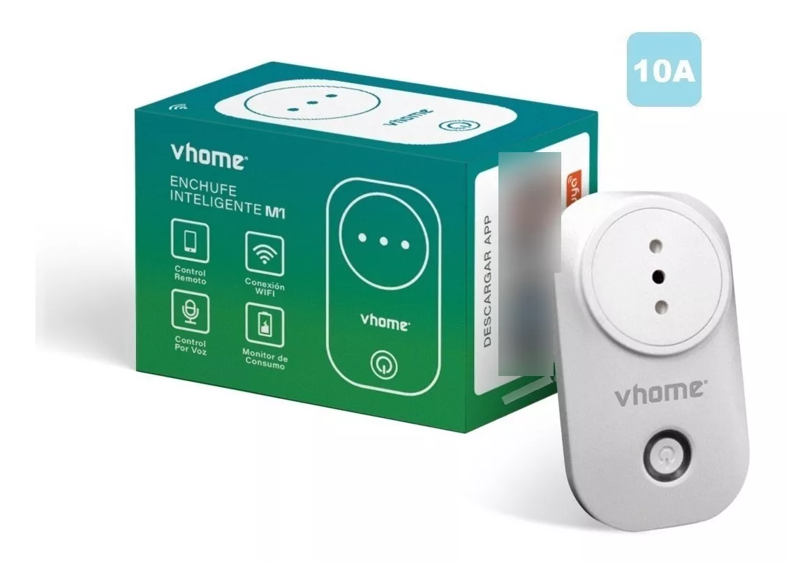 ENCHUFE Y MEDIDOR DE CONSUMO WIFI VHOME 10A VSHOP - 2