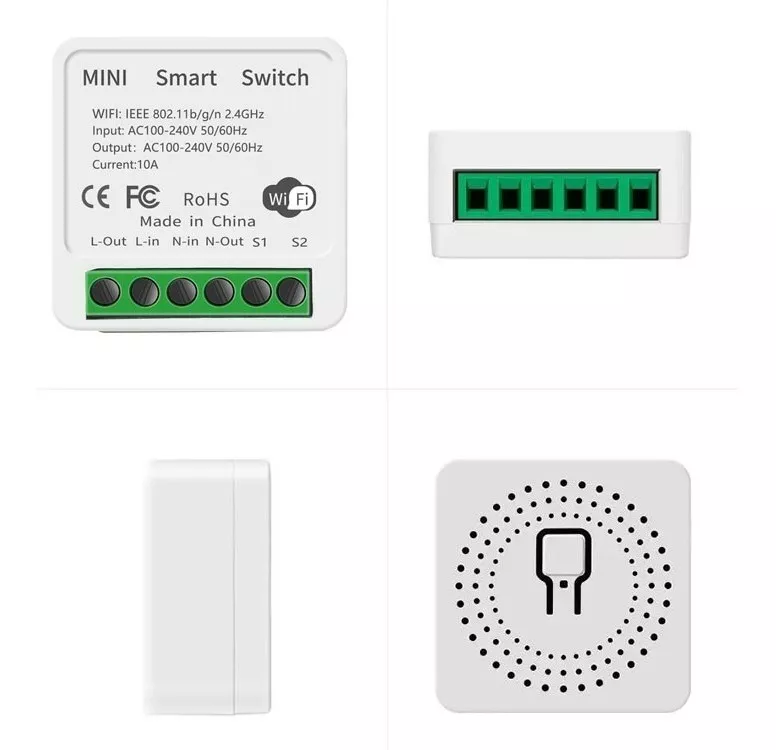INTERRUPTOR ENCHUFE WIFI VHOME MINI 9/24 ALEXA GOOGLE VSHOP - 3