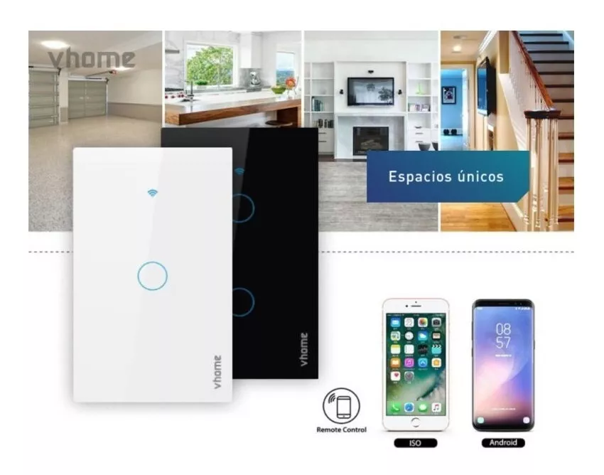 INTERRUPTOR WIFI VHOME LIVE SIN NEUTRO 1 CANAL VSHOP - 5