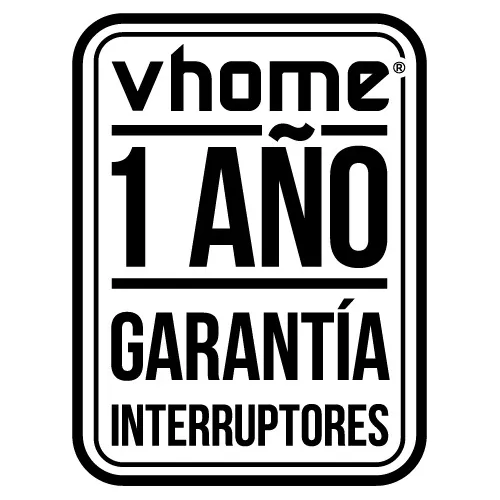 INTERRUPTOR VHOME NEGRO WIFI LIVE SIN NEUTRO BLACK 3 CANAL VSHOP - 5