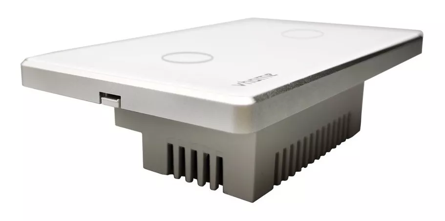 INTERRUPTOR VHOME NEGRO WIFI VECTOR SIN NEUTRO 2 CANALES VSHOP - 5