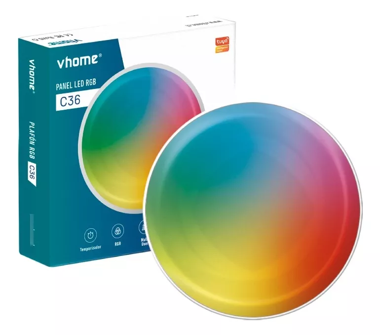 PLAFÓN VHOME CELDA LED WIFI C36 SOBREPUESTO RGB 36 W VSHOP - 1