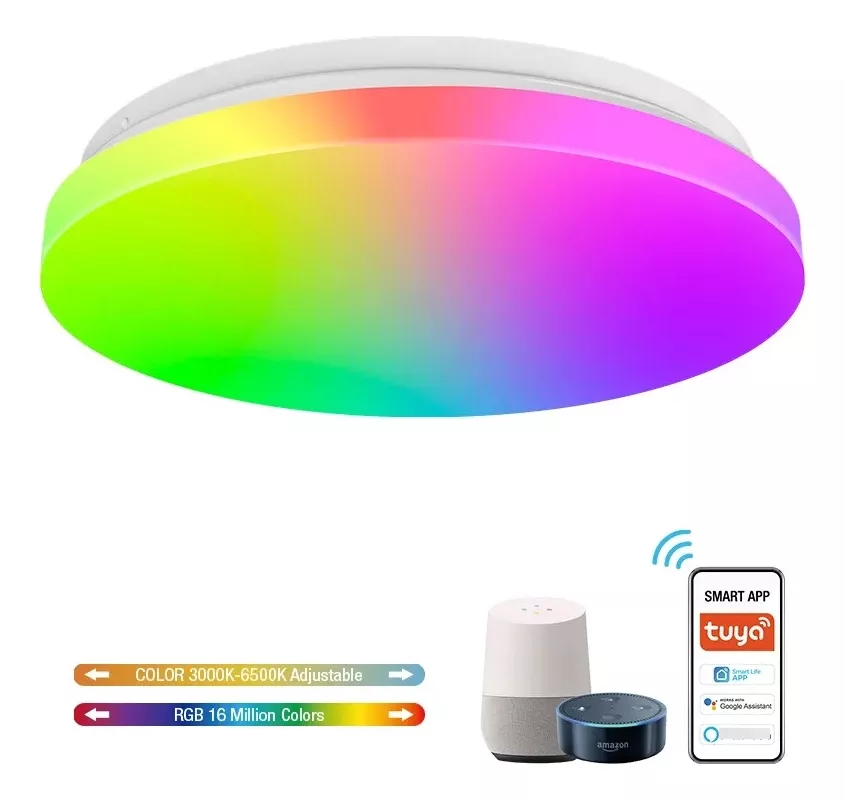 PLAFÓN VHOME CELDA LED WIFI C18 SOBREPUESTO RGB 18 W VSHOP - 3
