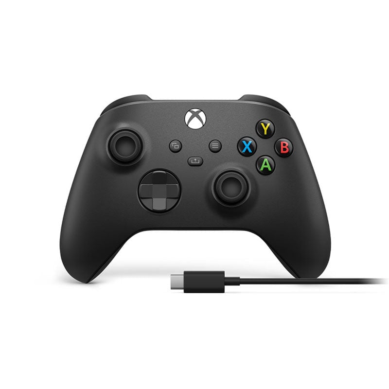 CONTROL INALÁMBRICO MICROSOFT XBOX - NEGRO (INCLUYE CABLE DE CARGA) - 1