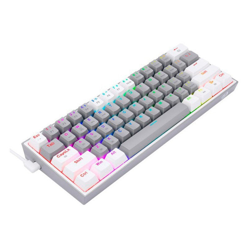 TECLADO MECÁNICO REDRAGON K616-RGB GW SP FIZZ PRO - BLANCO/GRIS - 3