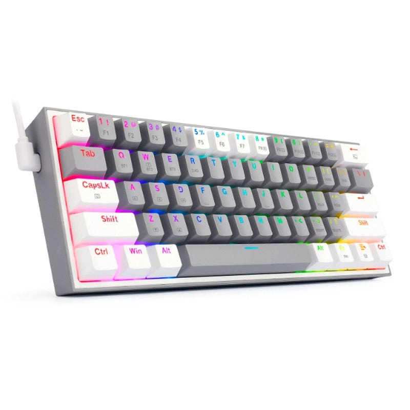 TECLADO MECÁNICO REDRAGON K616-RGB GW SP FIZZ PRO - BLANCO/GRIS - 4