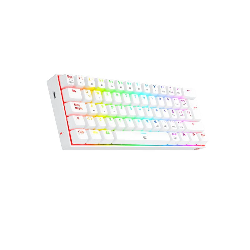 TECLADO MECÁNICO REDRAGON DRAGONBORN K630W-RGB-SP - BLANCO - 3