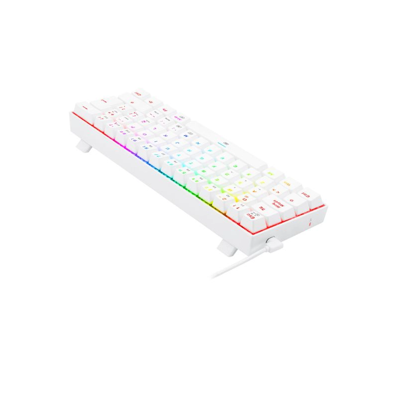 TECLADO MECÁNICO REDRAGON DRAGONBORN K630W-RGB-SP - BLANCO - 5