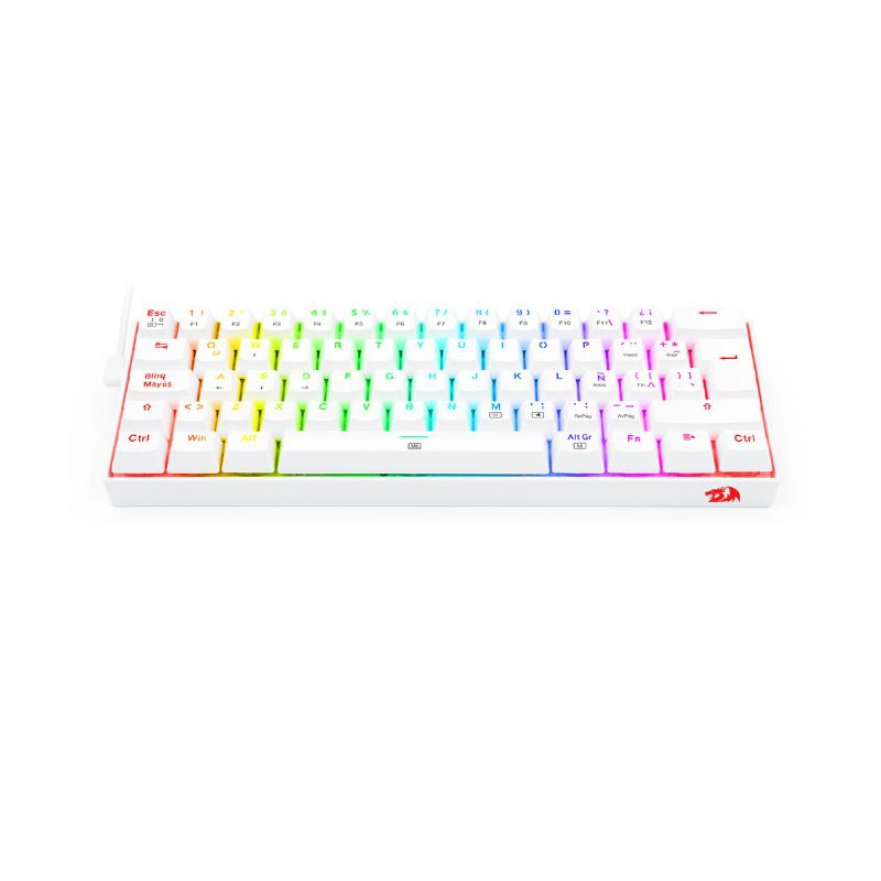 TECLADO MECÁNICO REDRAGON DRAGONBORN K630W-RGB-SP - BLANCO - 6