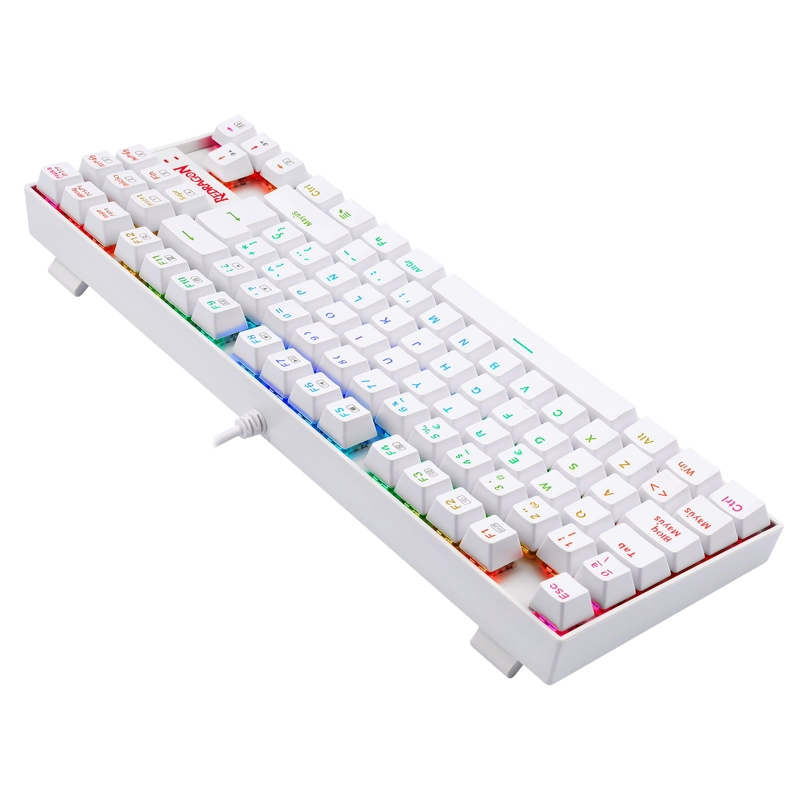 TECLADO MECÁNICO REDRAGON K552W-RGB-SP SWITCH RED - BLANCO - 7