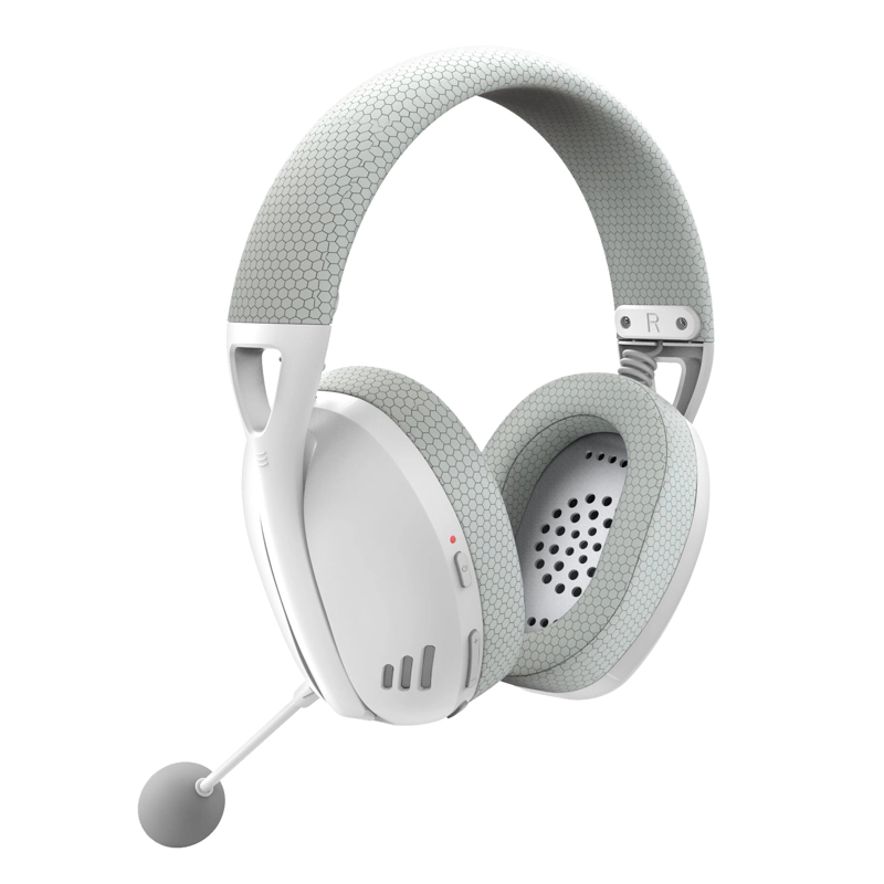 AUDÍFONOS REDRAGON TRUE WIRELESS H848G IRE TRIPLE CONECTOR BLUETOOTH GRIS BLANCO - 3