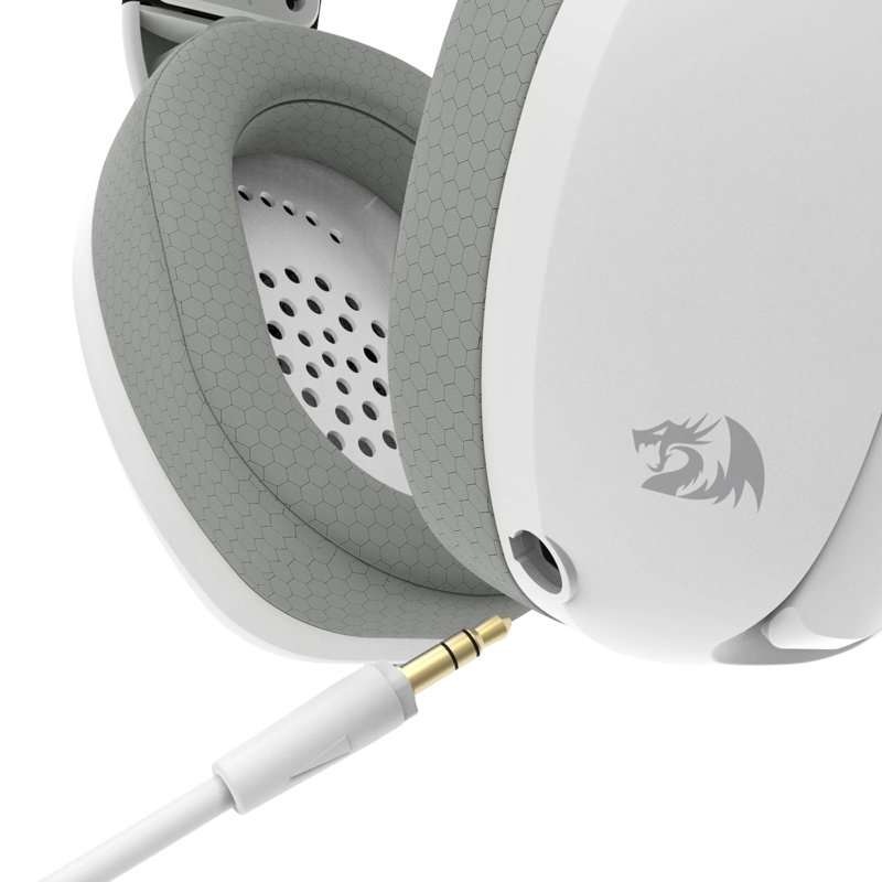 AUDÍFONOS REDRAGON TRUE WIRELESS H848G IRE TRIPLE CONECTOR BLUETOOTH GRIS BLANCO - 4