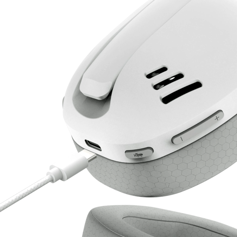 AUDÍFONOS REDRAGON TRUE WIRELESS H848G IRE TRIPLE CONECTOR BLUETOOTH GRIS BLANCO - 5