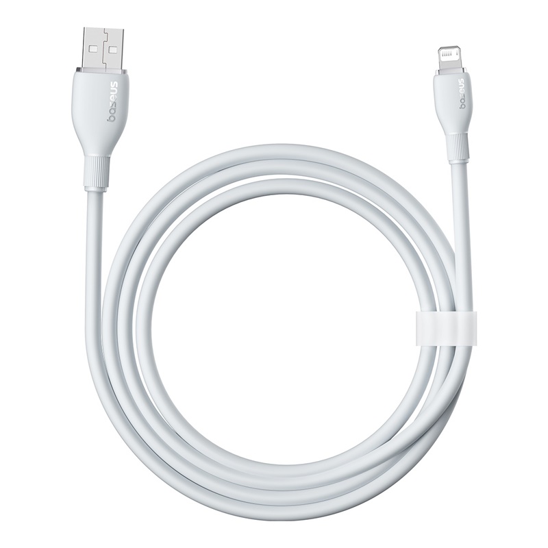 CABLE DE CARGA BASEUS USB A LIGHTNING IPHONE DE 1,2M - BLANCO - 2