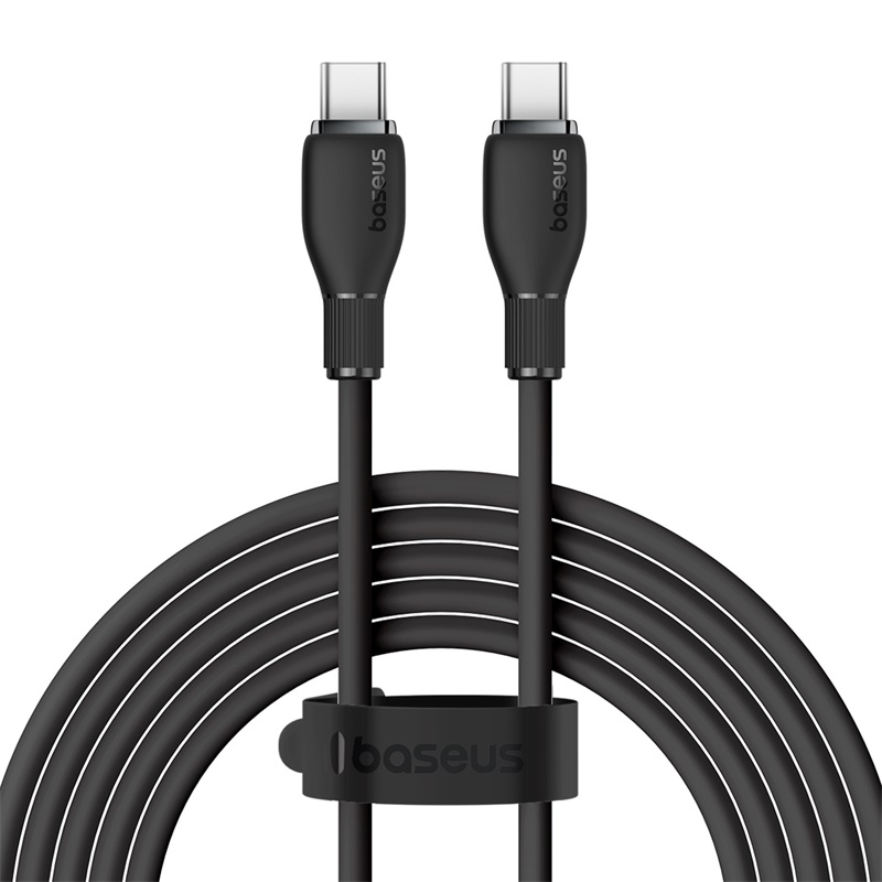 CABLE DE CARGA RÁPIDA BASEUS TIPO-C A TIPO-C DE 2M - 100W NEGRO - 5