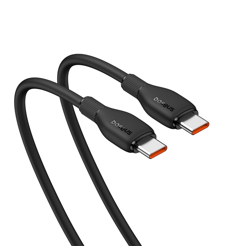 CABLE DE CARGA RÁPIDA BASEUS TIPO-C A TIPO-C DE 2M - 100W NEGRO - 6