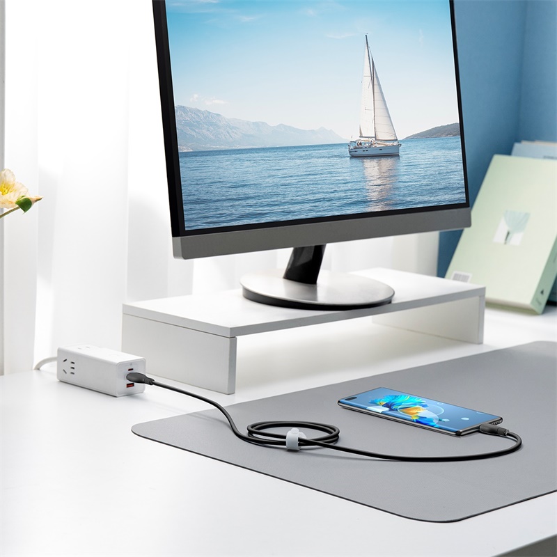 CABLE DE CARGA RÁPIDA BASEUS TIPO-C A TIPO-C DE 2M - 100W NEGRO - 7