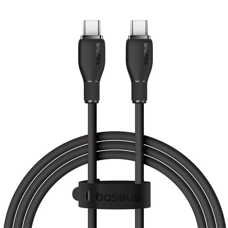 CABLE DE CARGA RÁPIDA BASEUS TIPO-C A TIPO-C DE 1,2M - 100W NEGRO - 2