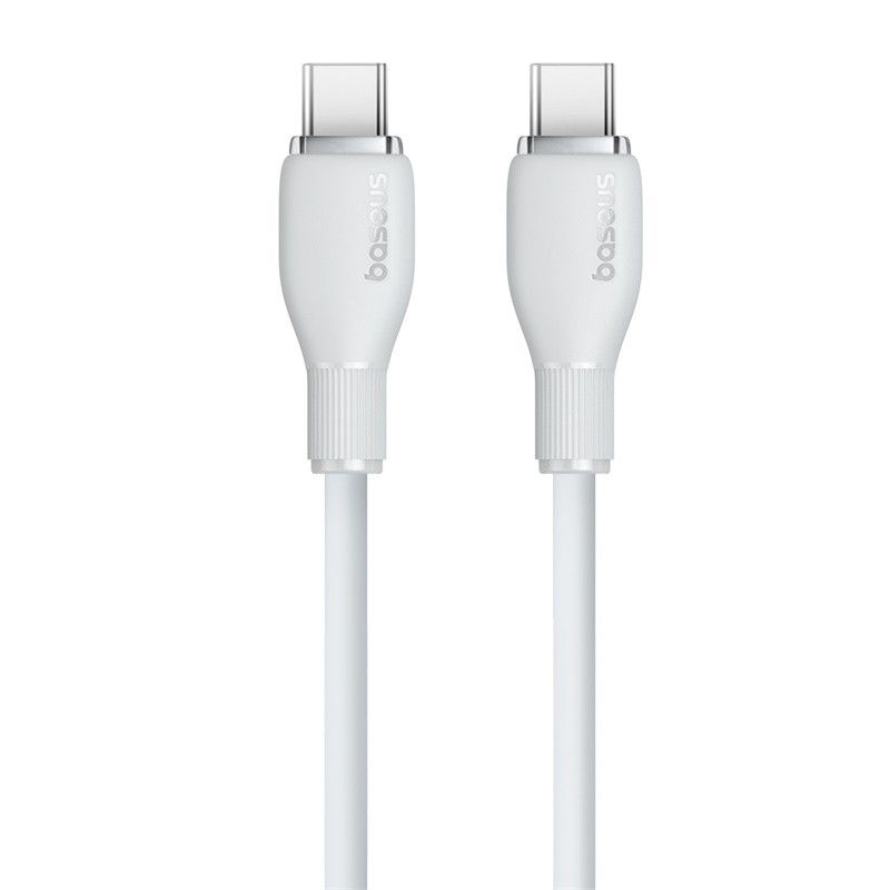 CABLE DE CARGA RÁPIDA BASEUS TIPO-C A TIPO-C DE 1,2M - 100W BLANCO - 2