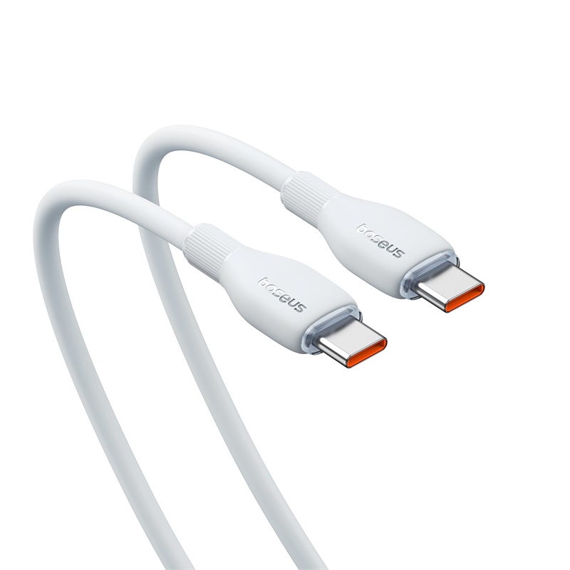 CABLE DE CARGA RÁPIDA BASEUS TIPO-C A TIPO-C DE 1,2M - 100W BLANCO - 3