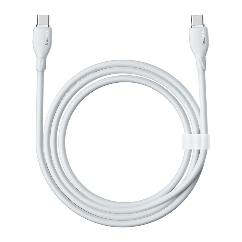 CABLE DE CARGA RÁPIDA BASEUS TIPO-C A TIPO-C DE 1,2M - 100W BLANCO - 4