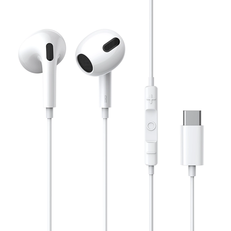 AUDÍFONOS BASEUS IN EAR NGCR010002 ENCOK C17 BLANCO CABLE CONECTOR TIPO C - 4