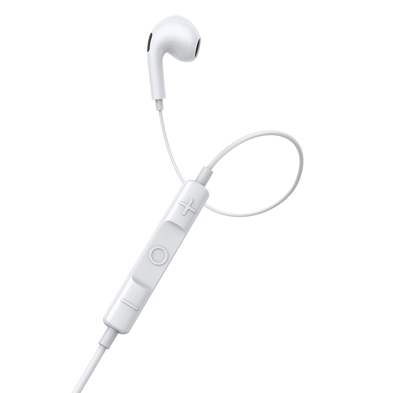 AUDÍFONOS BASEUS IN EAR NGCR010002 ENCOK C17 BLANCO CABLE CONECTOR TIPO C - 6