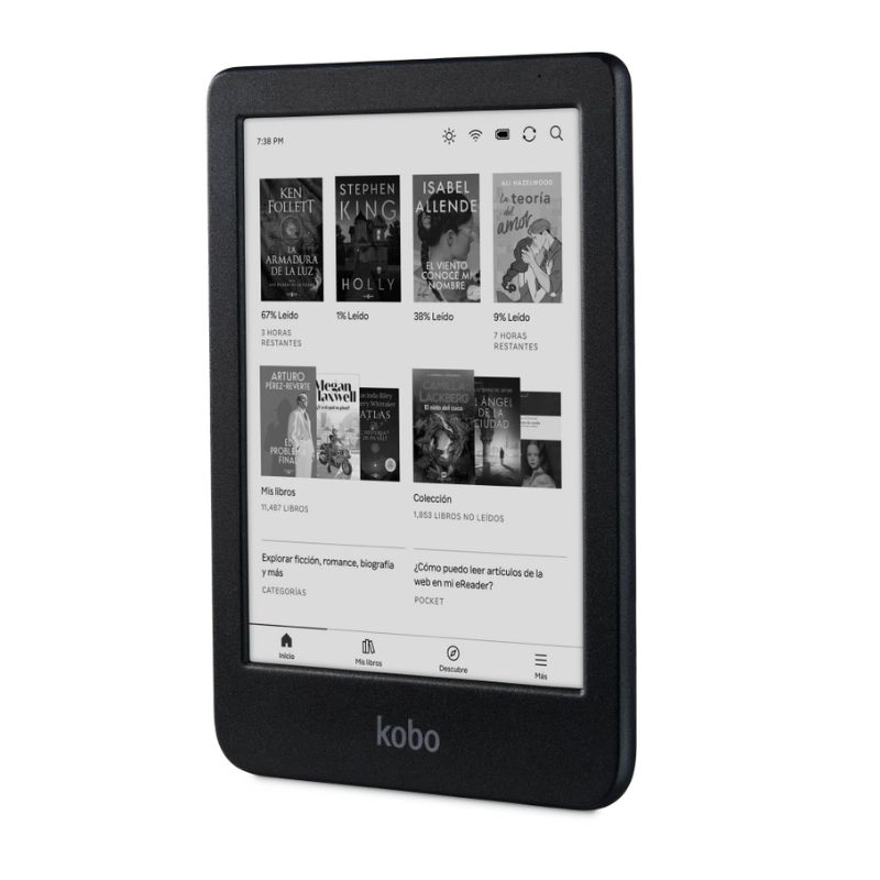 LECTOR E READER KOBO CLARA BW HD 6' - 16GB - NEGRO - 3