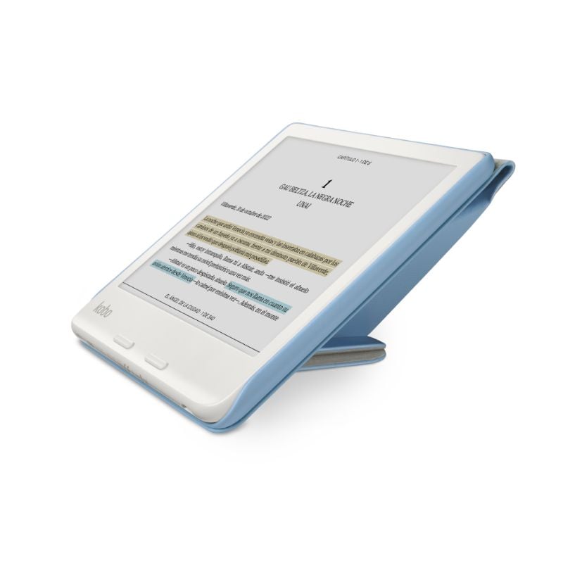FUNDA PROTECTORA SLEEPCOVER PARA KOBO LIBRA COLOUR - AZUL - 4