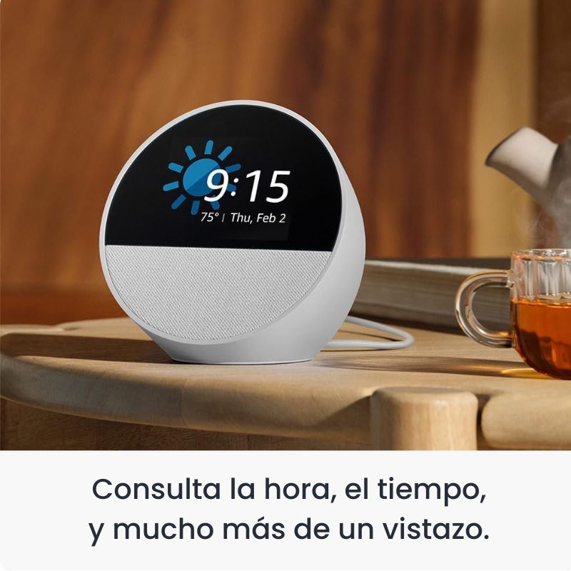 ALEXA ECHO SPOT AMAZON B0BFC7WQ6R (2024) NEGRO - 3