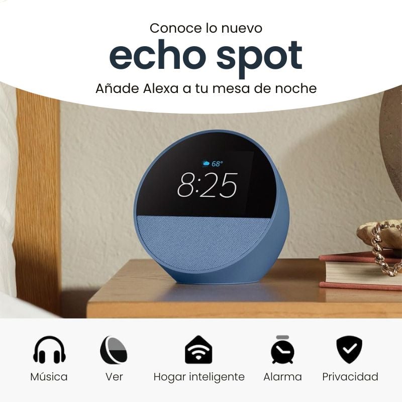 ALEXA ECHO SPOT AMAZON B0BFC8DR7C (2024) AZUL - 2