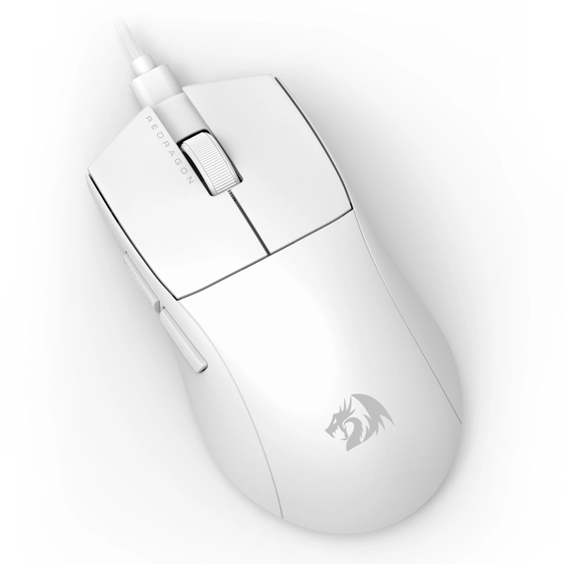 MOUSE GAMER REDRAGON KING M724W - BLANCO - 13