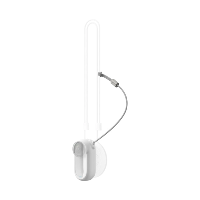 CABLE DE SEGURIDAD CON IMÁN COLGANTE PARA INSTA360 GO 3 Y GO 3S - BLANCO - 1