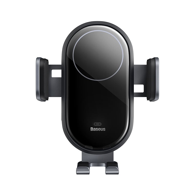 SOPORTE PARA AUTO CON CARGADOR INDUCTIVO 15W BASEUS LIGHTCHASER - NEGRO - 1