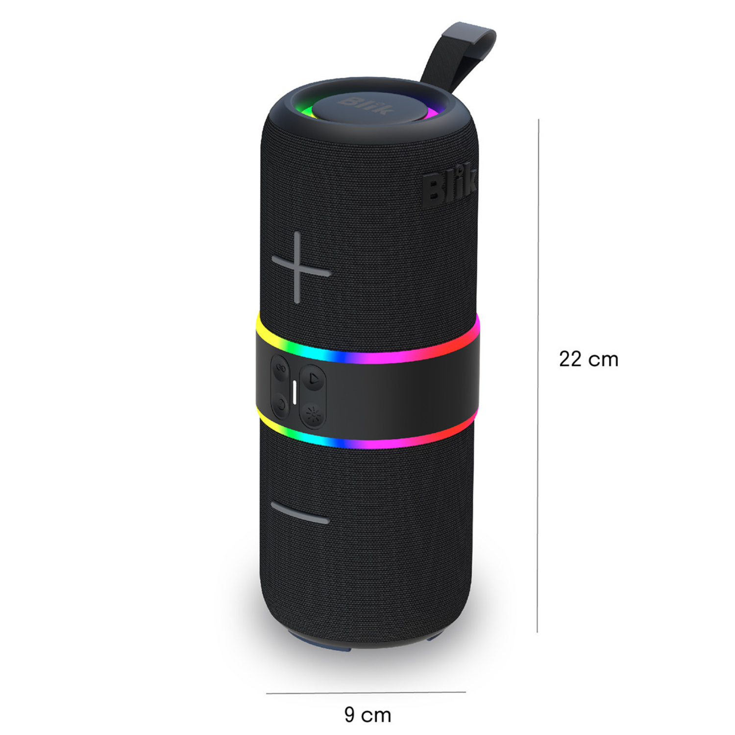 PARLANTE PORTÁTIL BLIK HYPE360 - NEGRO - 7