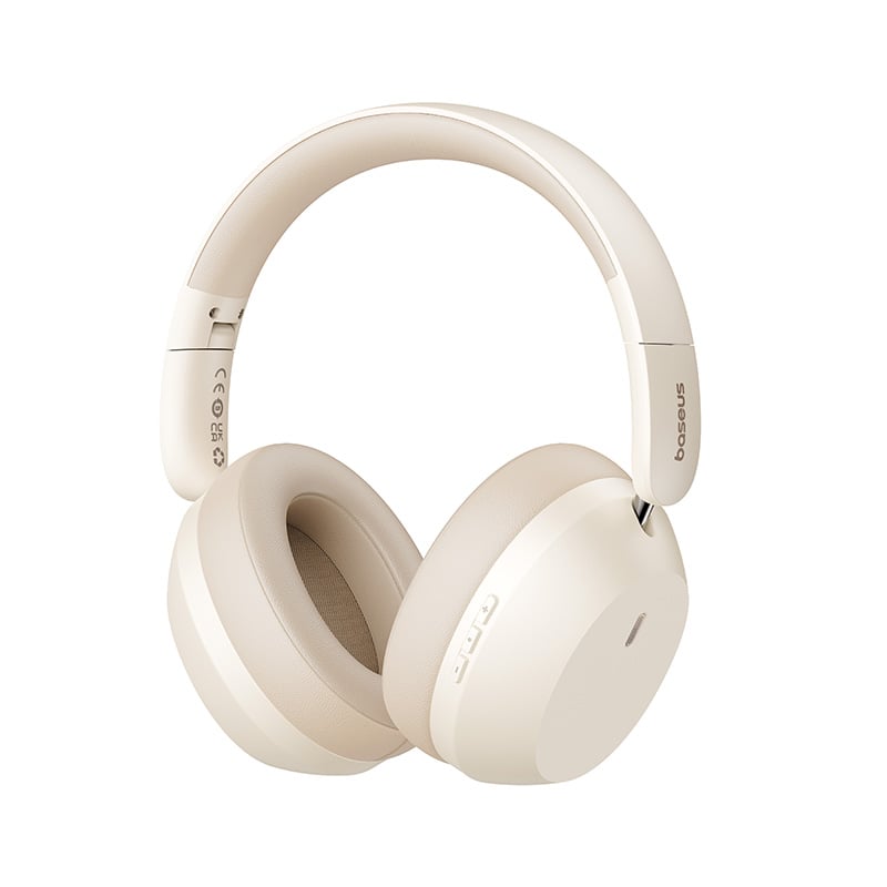 AUDÍFONOS INALÁMBRICOS BLUETOOTH BASEUS BASS 35 MAX - BLANCO - 1
