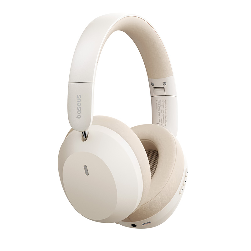 AUDÍFONOS INALÁMBRICOS BLUETOOTH BASEUS BASS 35 MAX - BLANCO - 4