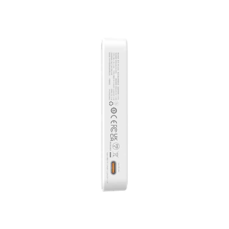 POWERBANK BASEUS MAGPRO 5000MAH 20W INALÁMBRICO PD CON SOPORTE MAGNÉTICO - BLANCO - 4