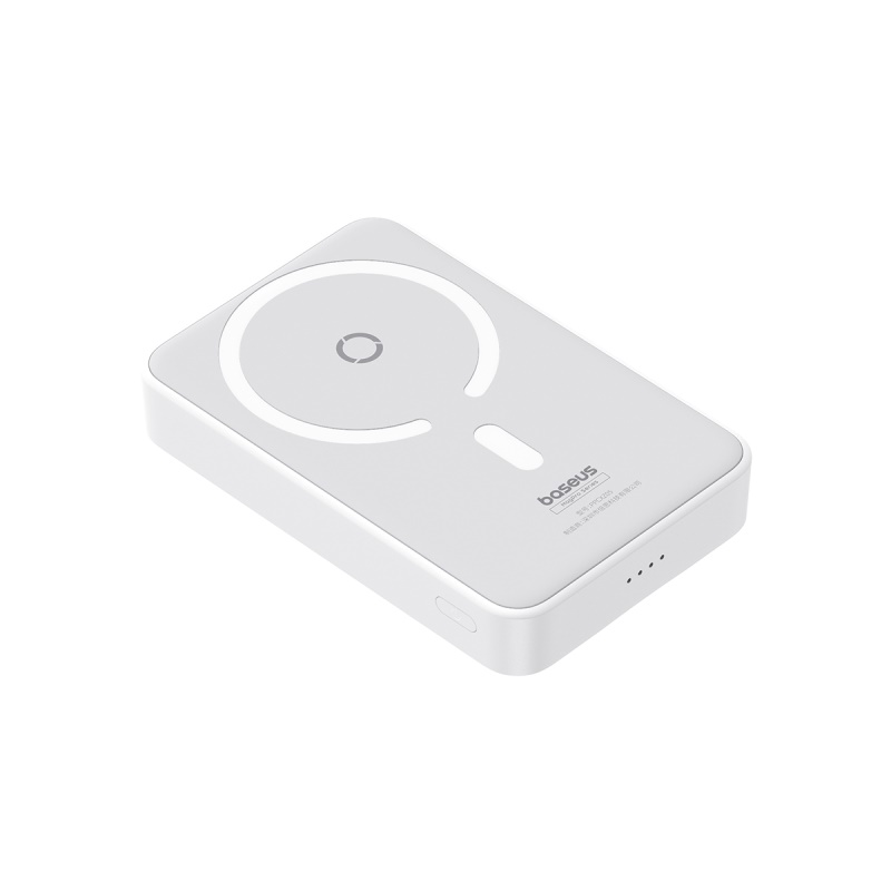 POWERBANK BASEUS MAGPRO 5000MAH 20W INALÁMBRICO PD CON SOPORTE MAGNÉTICO - BLANCO - 5